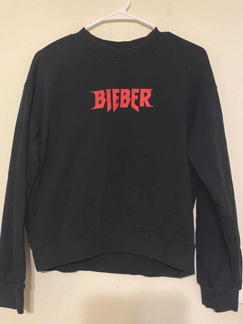 Justin Bieber x H&M Purpose Tour Crewneck‎ Sweatshirt Unisex Size Small